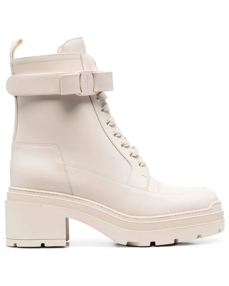 Ferragamo Lober Stiefeletten - Nude Nude