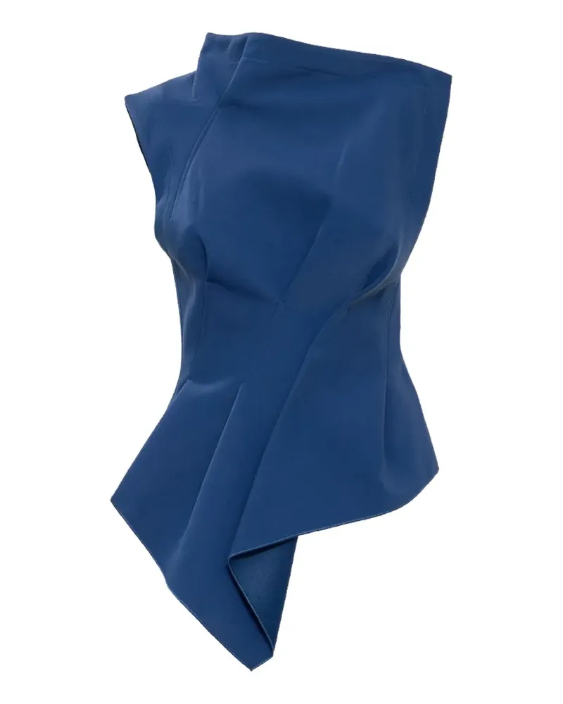 Acler Burbank Oberteil mit asymmetrischem Ausschnitt - Blau Blau