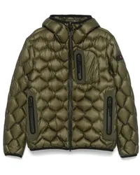 Peuterey Steppjacke mit geometrischer Steppung Grün