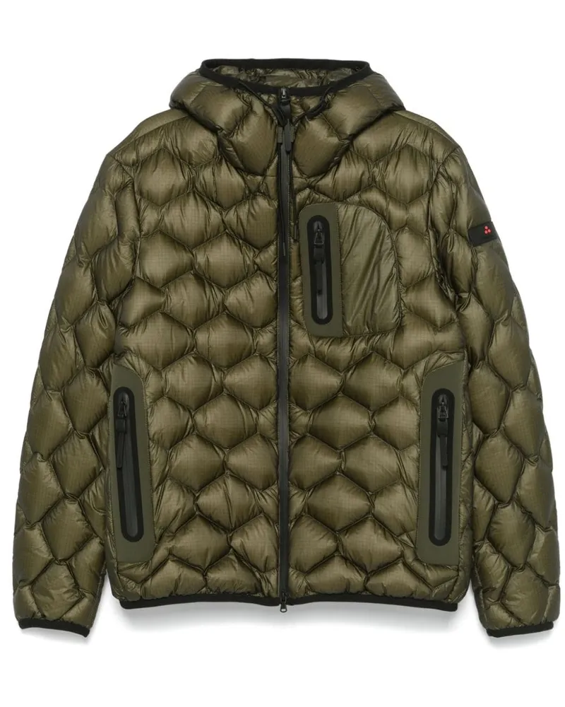 Peuterey Steppjacke mit geometrischer Steppung - Grün Grün