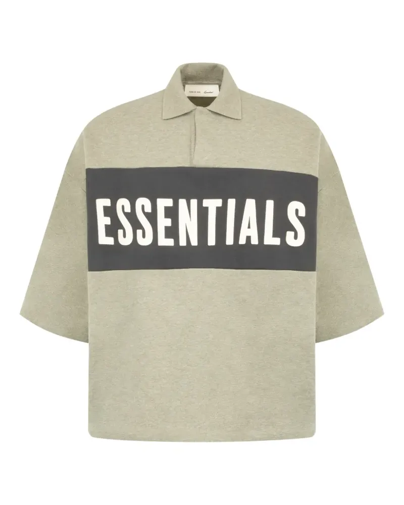 Fear of God Cropped-Poloshirt - Grau Grau