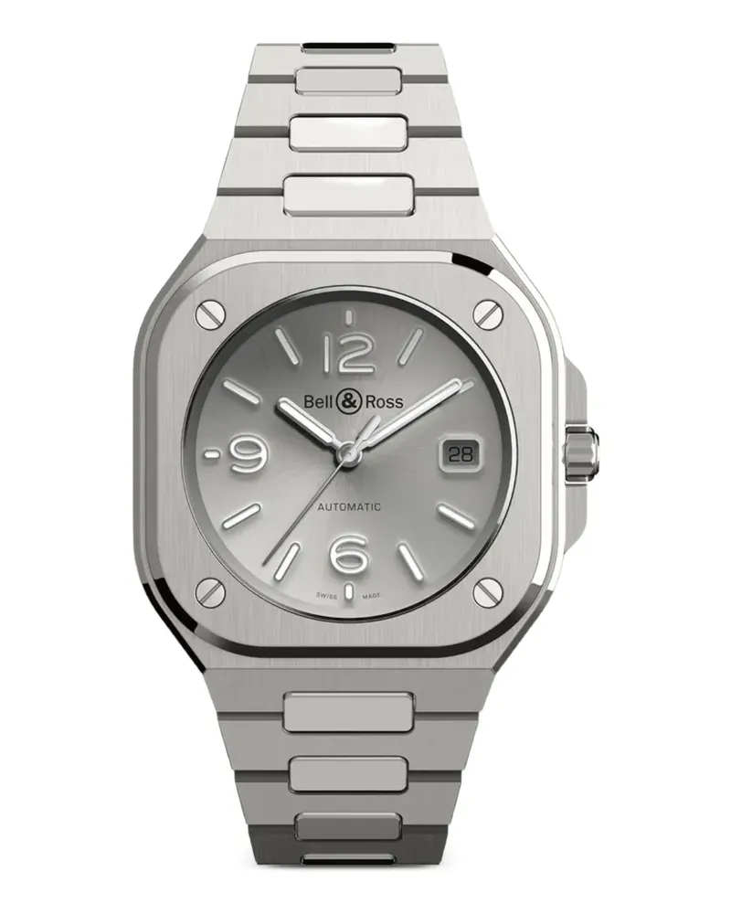 Bell & Ross BR-05 40mm automatic watch - Silber Silber