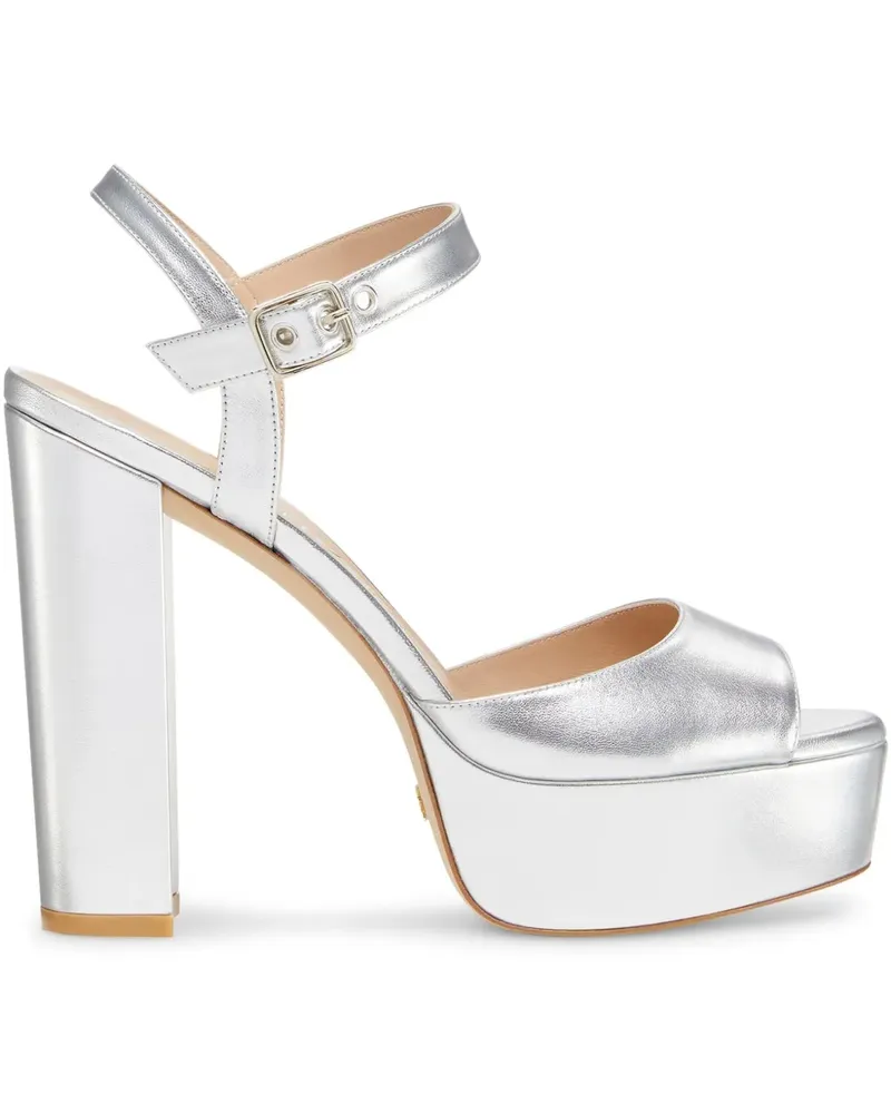 Stuart Weitzman Ryder Sandalen 95mm - Silber Silber