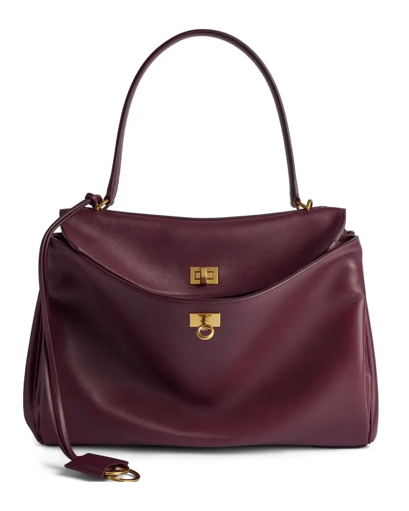 Balenciaga Mittelgroße Rodeo Tote Bag - Rot Rot