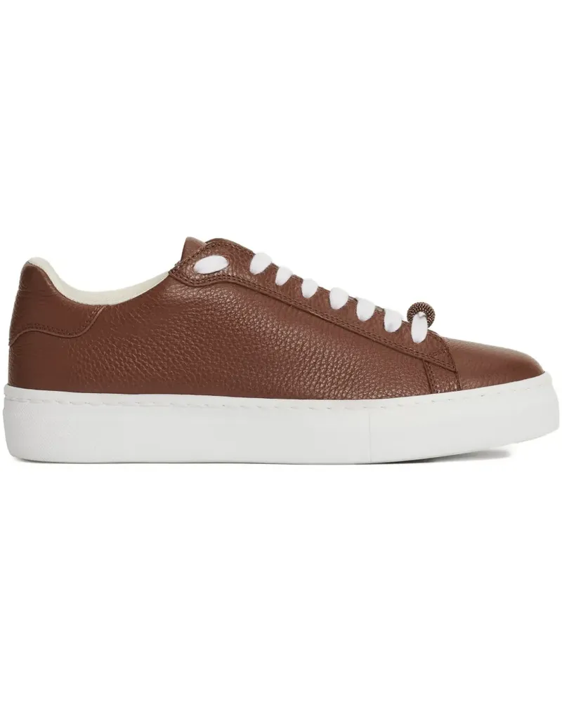 Fabiana Filippi Loop Sneakers mit Anhänger - Braun Braun