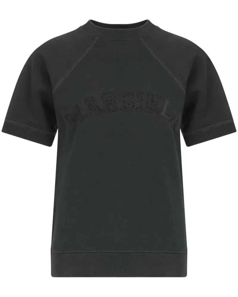 Maison Margiela Sweatshirt mit Logo-Print - Grau Grau