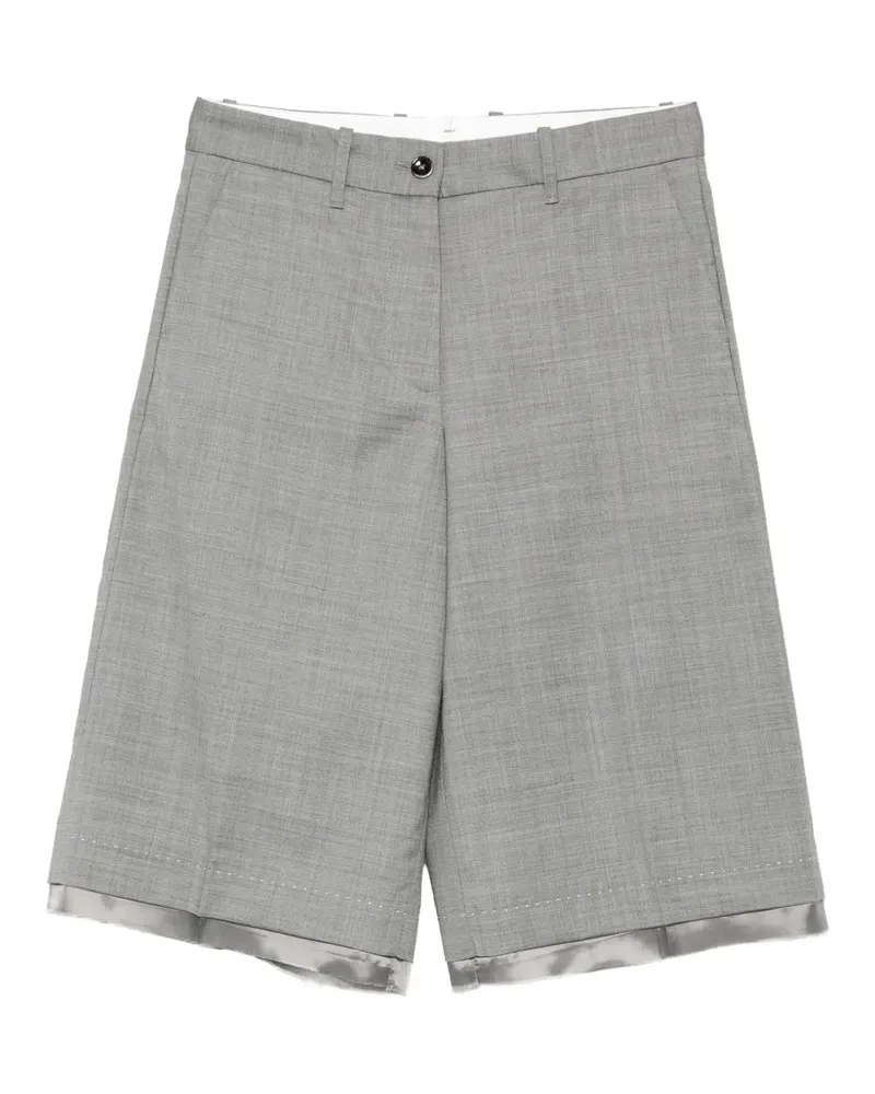 nine:inthe:morning buttoned shorts - Grau Grau