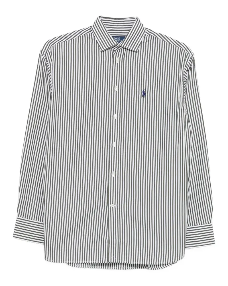Ralph Lauren striped long-sleeves shirt - Weiß Weiß