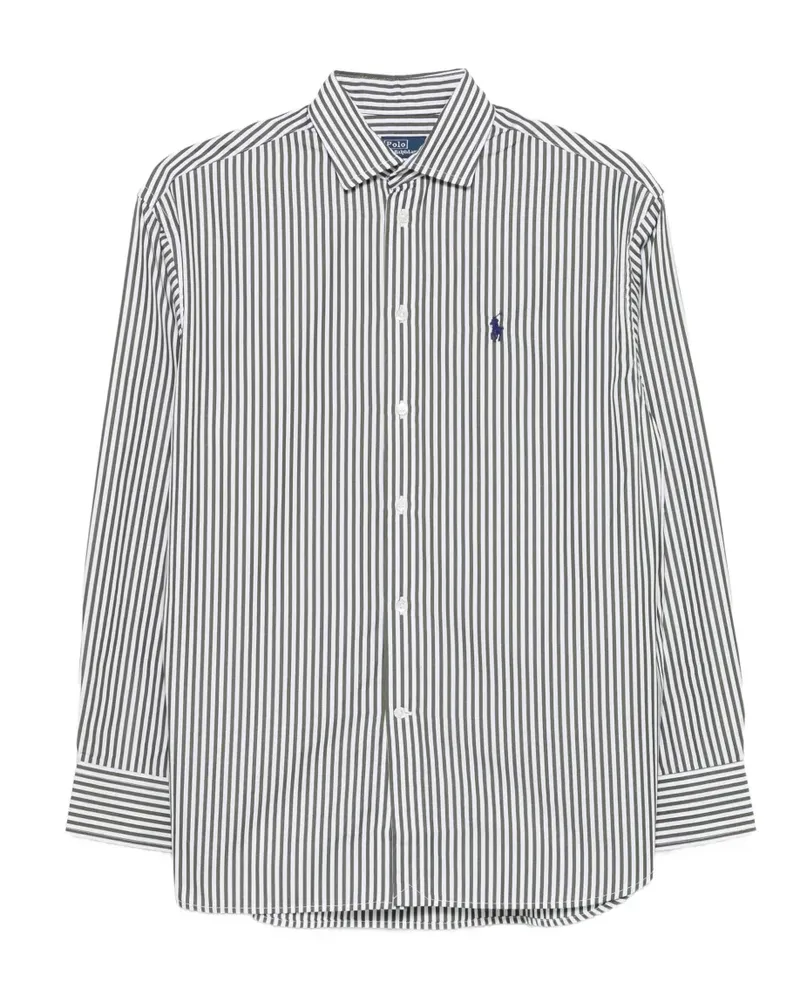 Ralph Lauren striped long-sleeves shirt - Weiß Weiß
