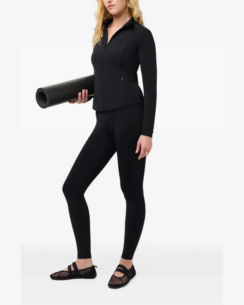 Sweaty Betty Ultimate Studio Sweatshirt mit Raglanärmeln - Schwarz Schwarz