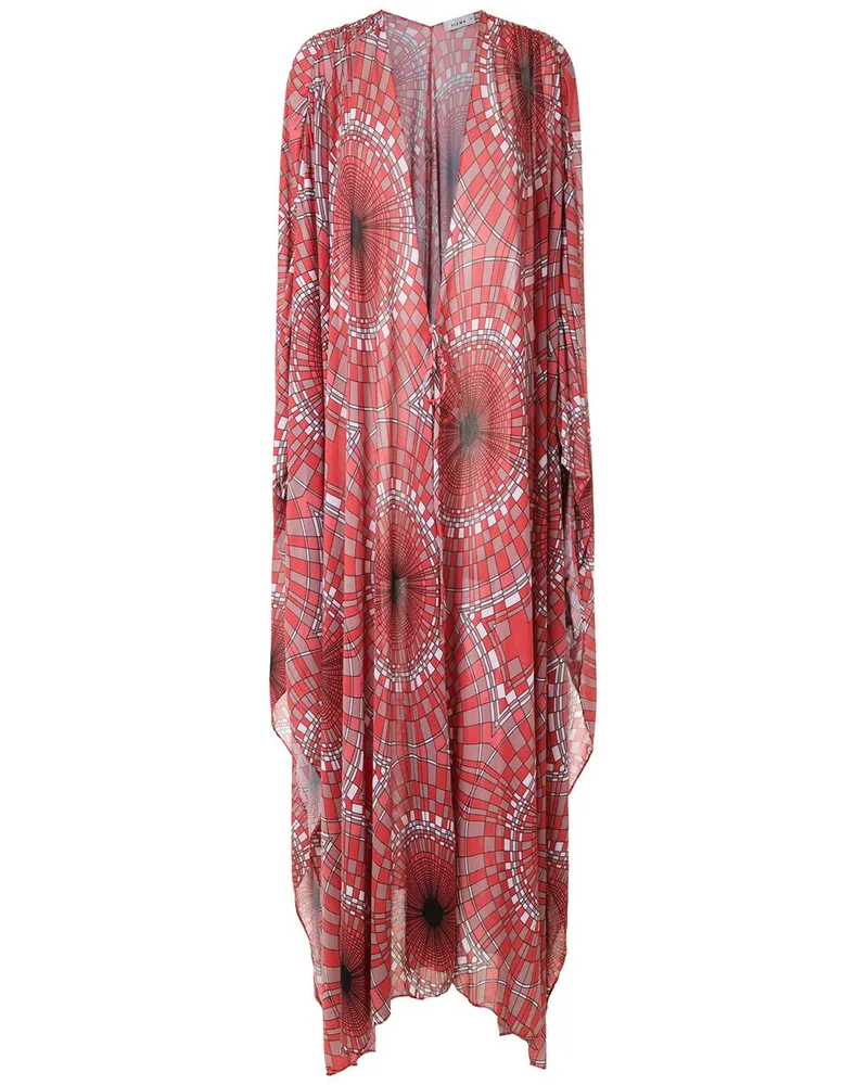 Amir Slama Oversized-Kaftan - Rot Rot