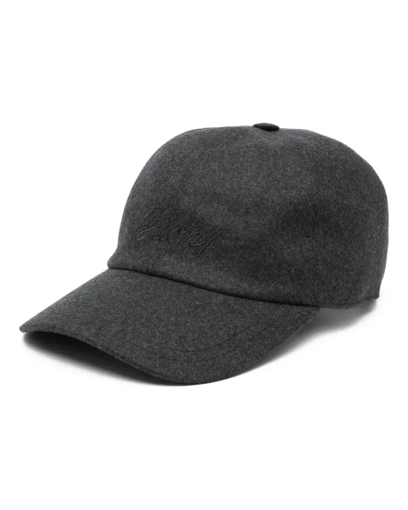 Brioni Baseballkappe aus Kaschmirgemisch - Grau Grau