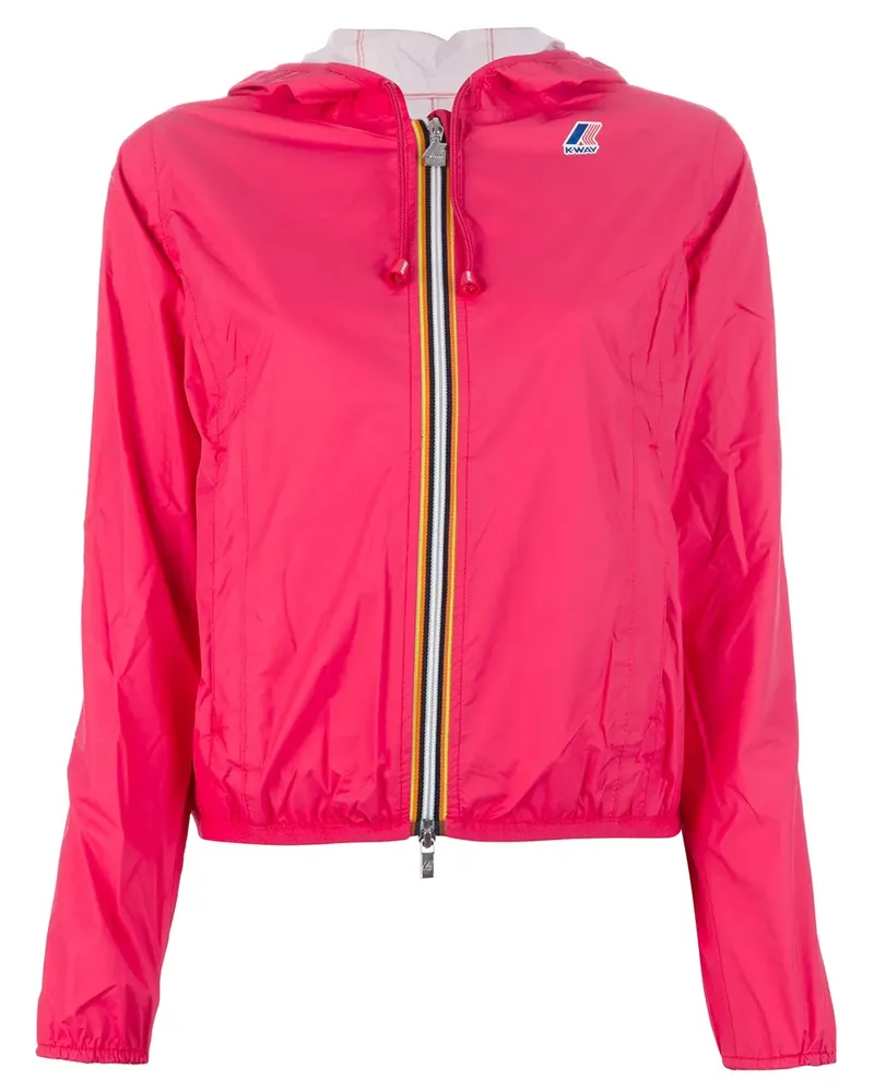 K-Way hooded windbreaker - Rosa Rosa