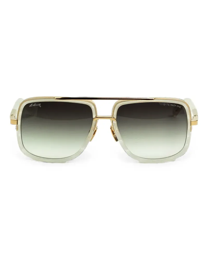 DITA Mach-One square-frame sunglasses - Gold Gold