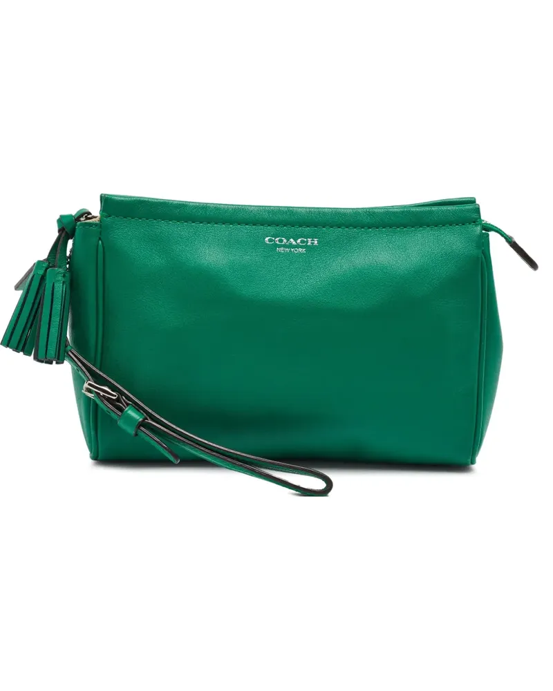 Coach tassel-detail clutch bag - Grün Grün