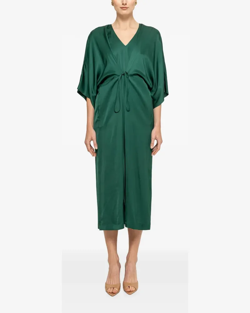 NISSA Midikleid mit Kordelzug - Grün Grün