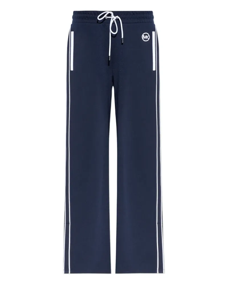 Michael Kors logo stripe track pants - Blau Blau