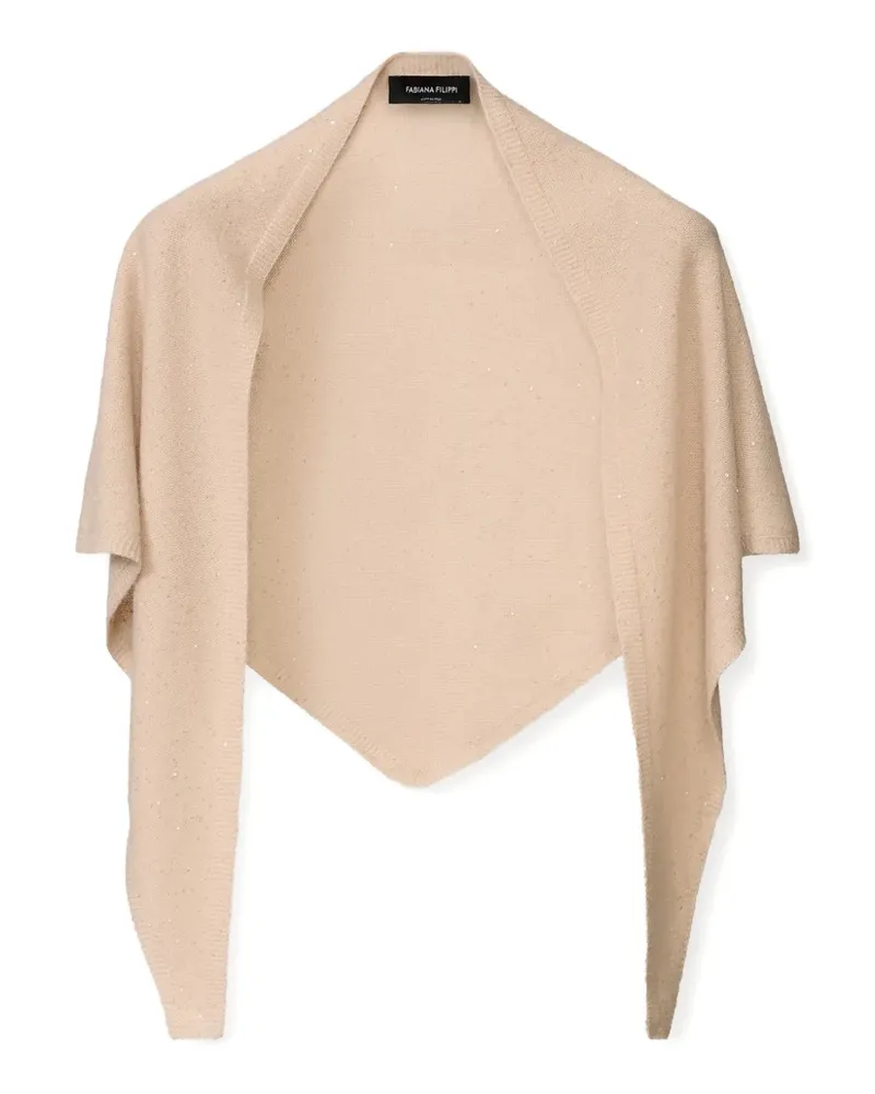 Fabiana Filippi wool scarf - Nude Nude