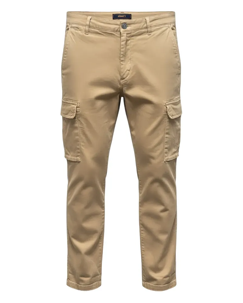 40Weft Cargohose mit geradem Bein - Nude Nude