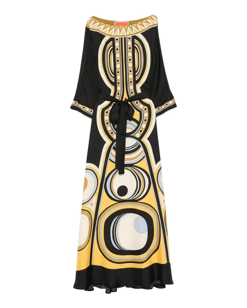 La DoubleJ Kleid mit Sacred Heart-Print - Schwarz Schwarz