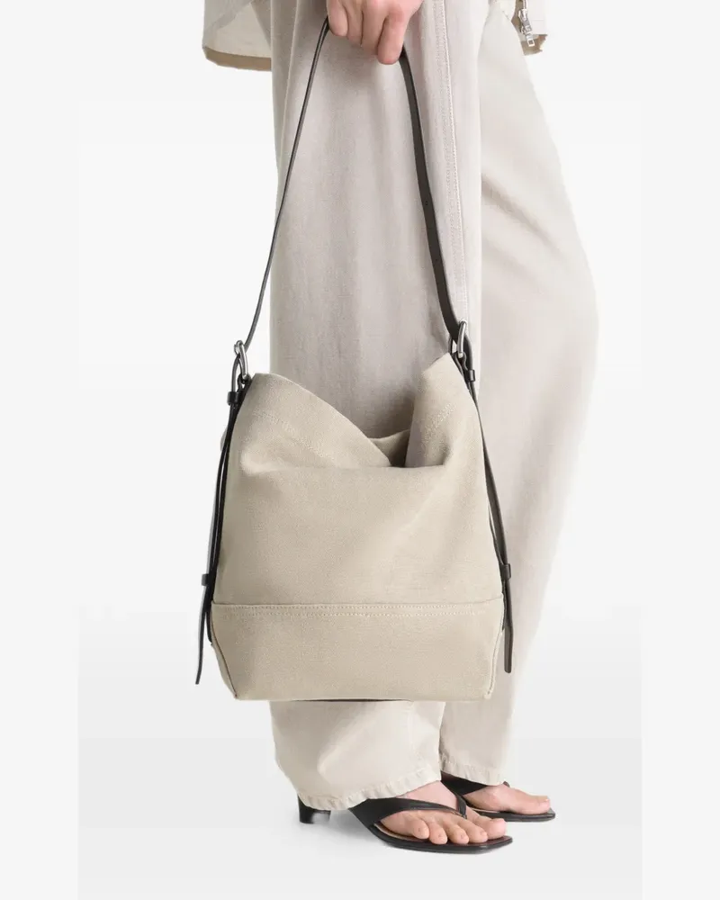 Christophe Lemaire Kleine Tote Bag mit Gürtel - Nude Nude