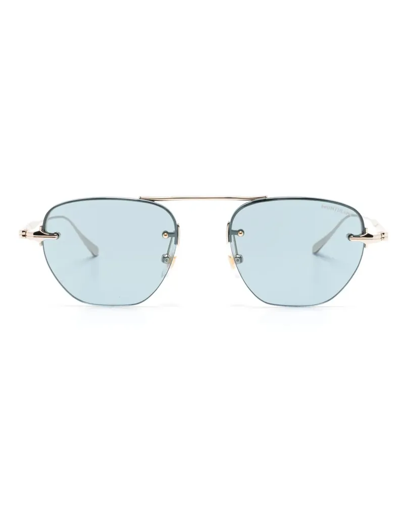 Montblanc Getönte Pilotenbrille - Gold Gold