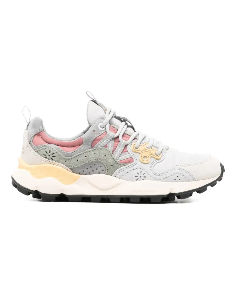 Flower MOUNTAIN nubuck leather sneakers - Grau Grau