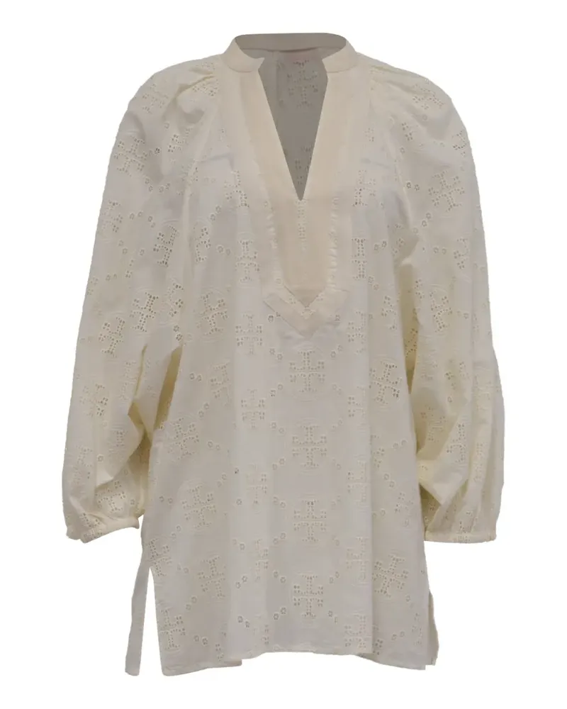 Tory Burch Broderie Tunika - Nude Nude