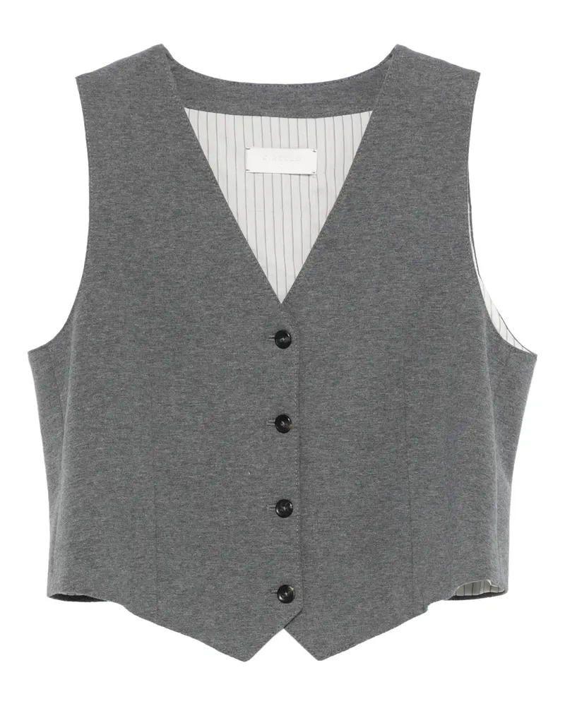 CIRCOLO 1901 buttoned waistcoat - Grau Grau