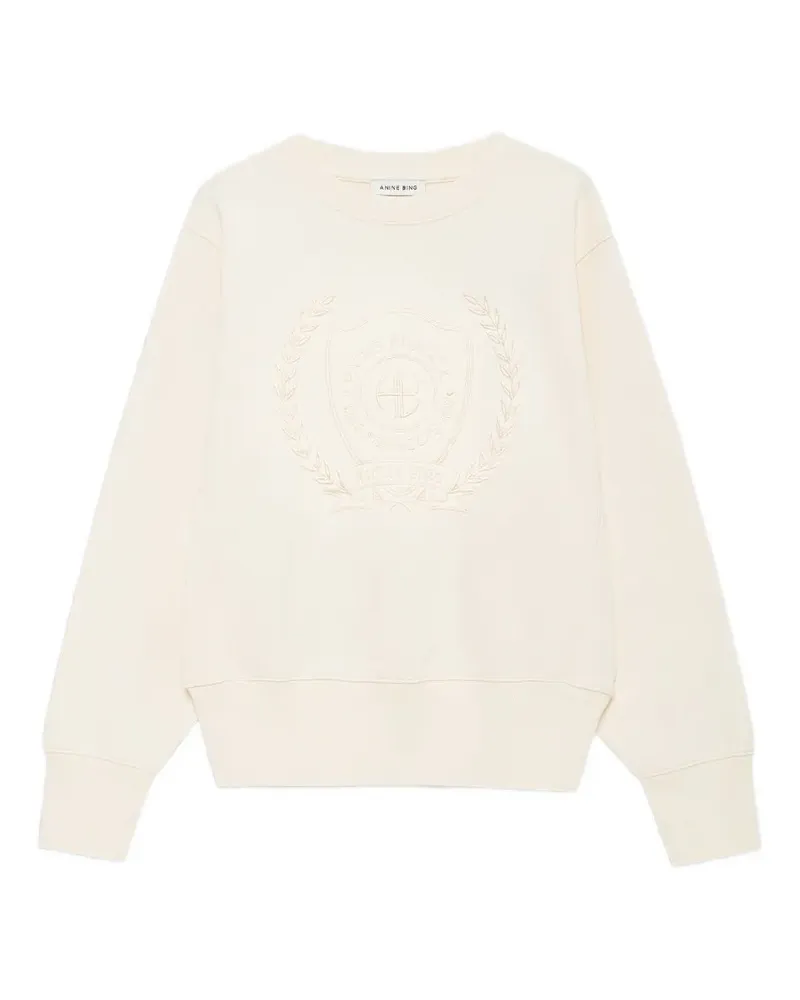Anine Bing Harry Sweatshirt mit Stickerei - Nude Nude