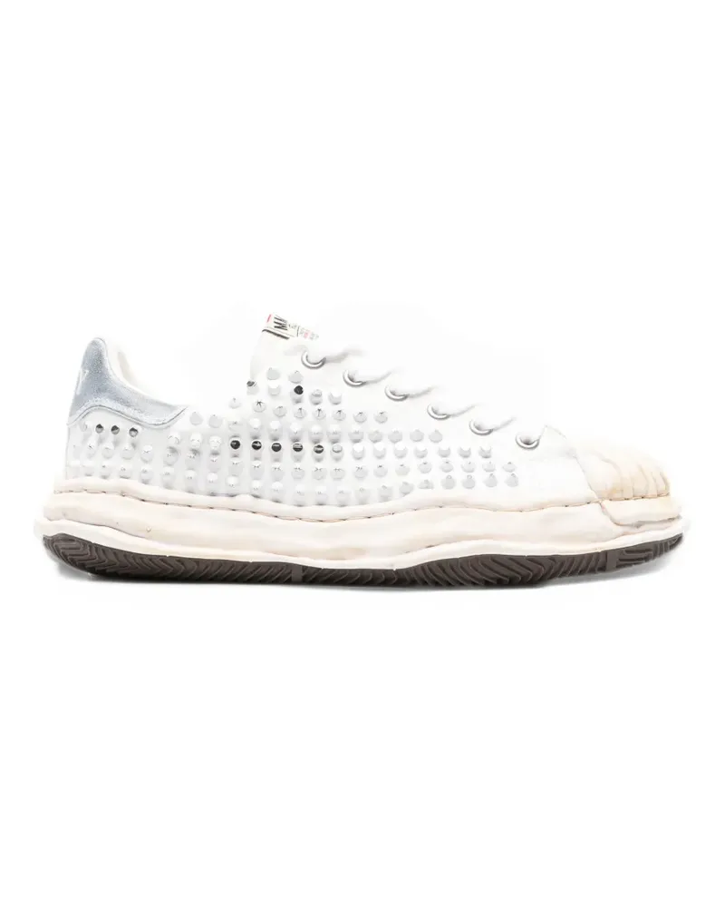 MIHARAYASUHIRO Exclusive Edition Blakey OG sole studded canvas low-top sneakers - Weiß Weiß