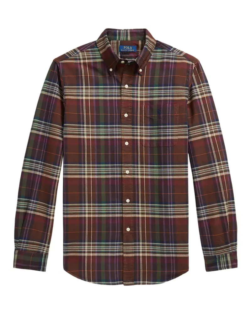 Ralph Lauren Kariertes Oxford-Hemd - Braun Braun
