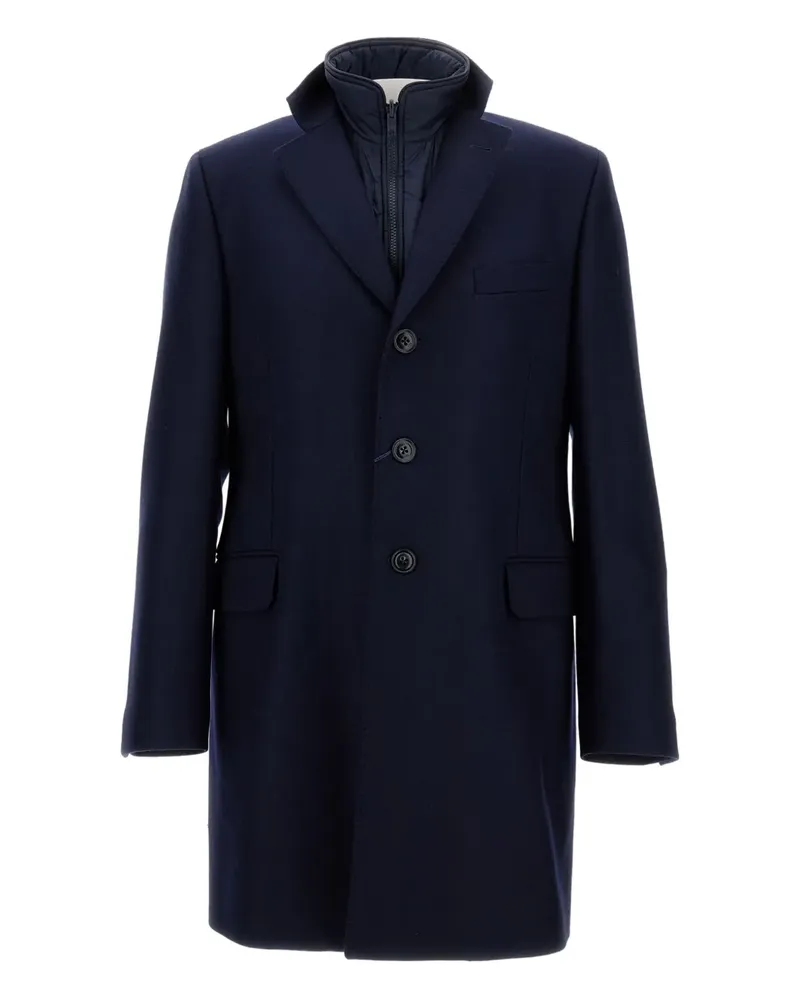 Fay Mantel mit abnehmbarem Kragen - Blau Blau