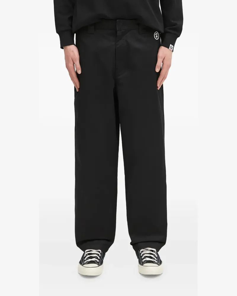 BAPE Hose mit elastischem Bund - Schwarz Schwarz