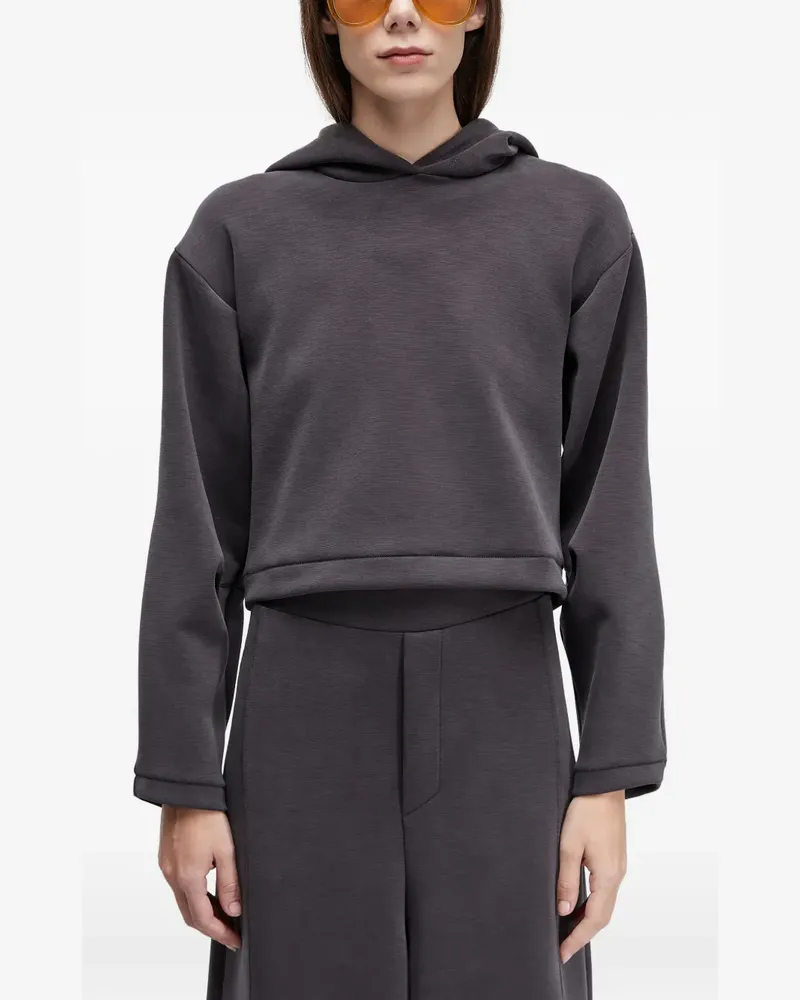 Osklen Cropped-Hoodie - Grau Grau