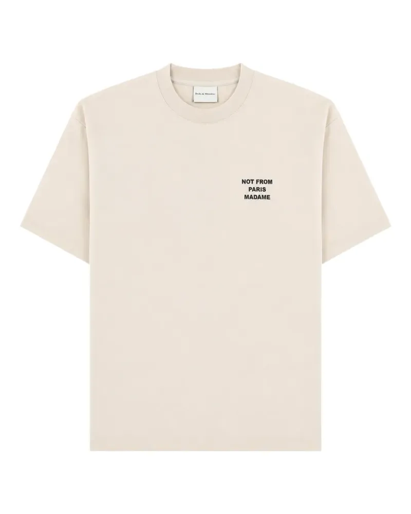 Drôle de Monsieur Not from Paris Madame T-Shirt - Nude Nude