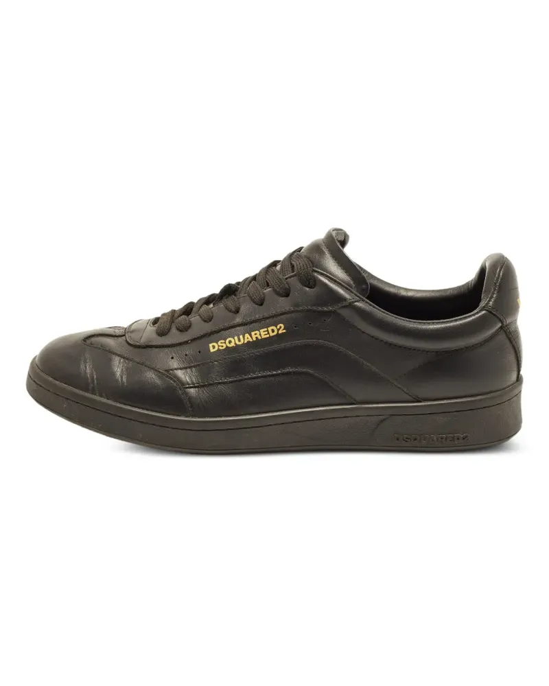 Dsquared2 Cassetta Sneakers aus Wildleder - Schwarz Schwarz