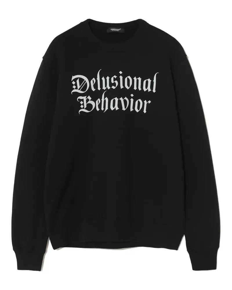 Undercover Sweatshirt mit grafischem Print - Schwarz Schwarz