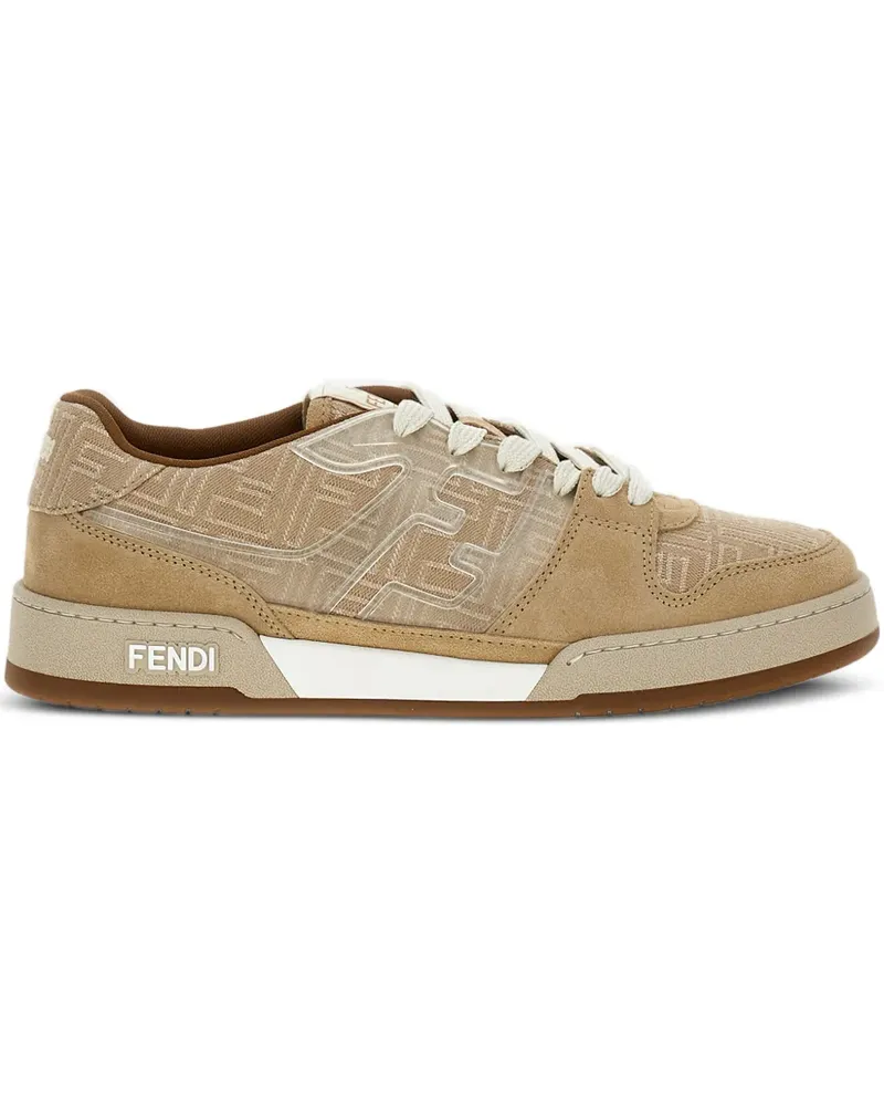 Fendi Match Sneakers - Nude Nude