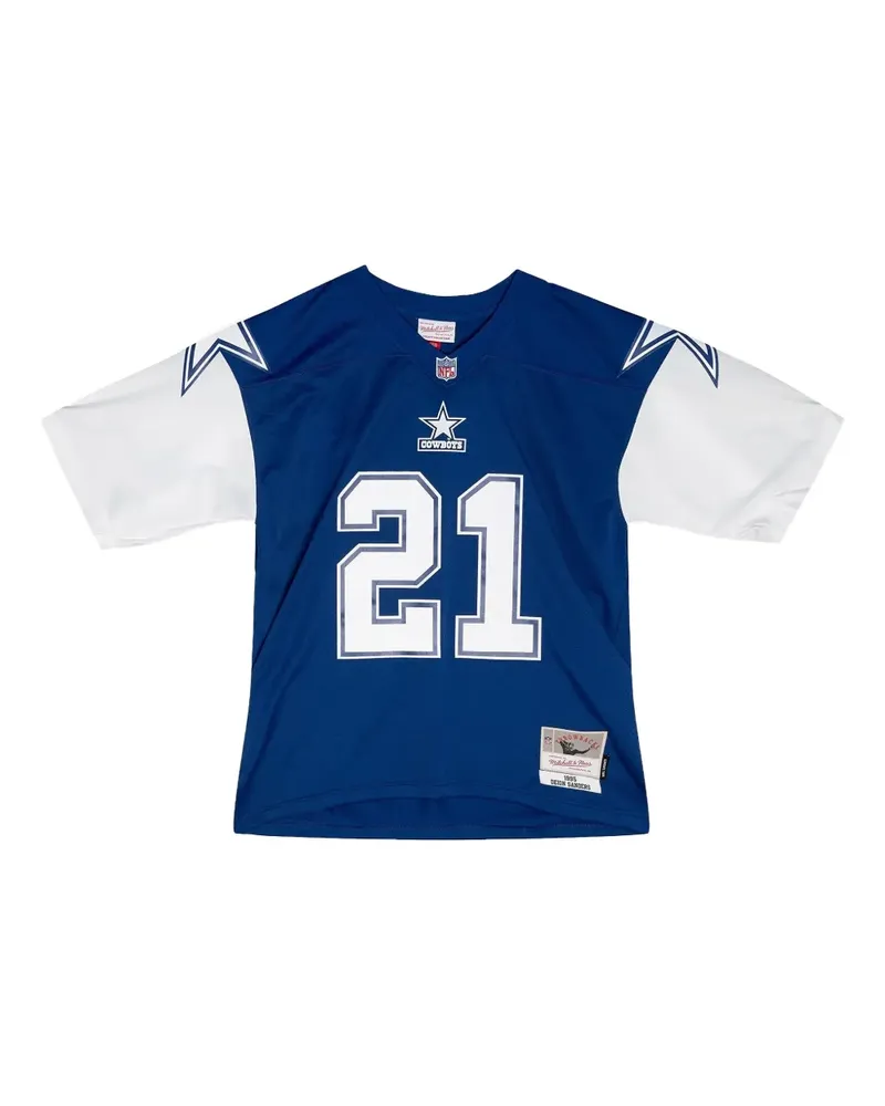 Mitchell & Ness NFL Cowboys 1995 Deion Sanders T-Shirt - Blau Blau