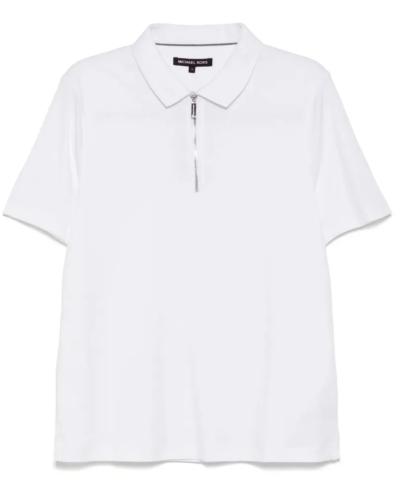 Michael Kors Poloshirt mit schmalem Schnitt - Weiß Weiß
