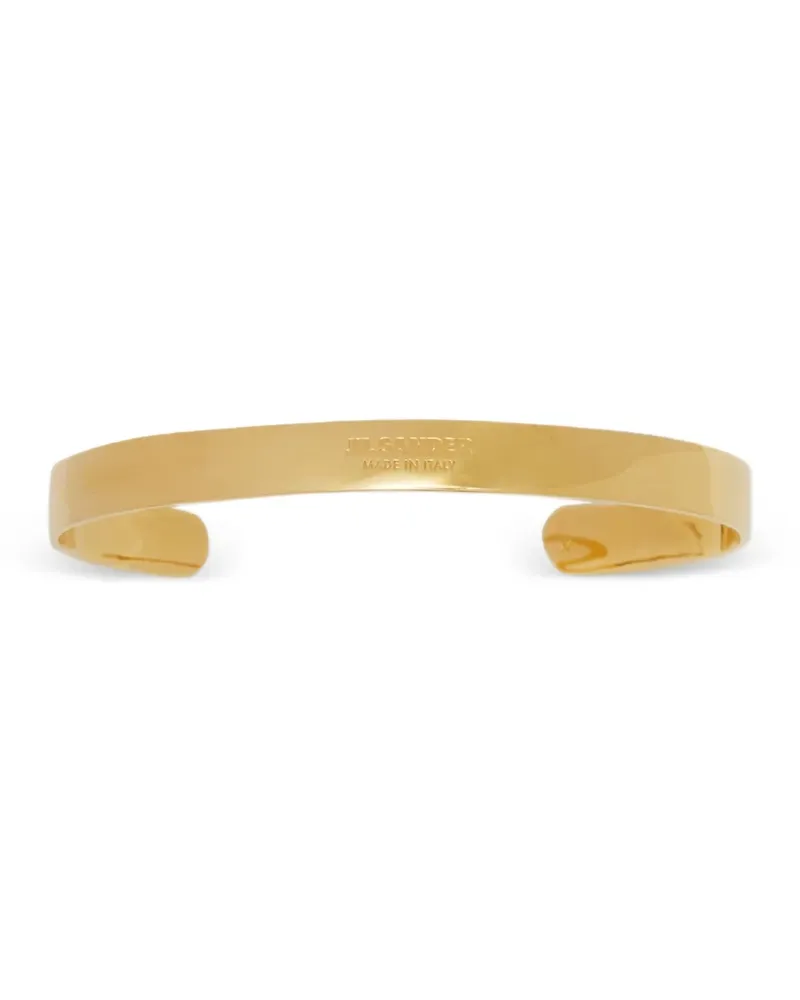 Jil Sander Armband mit Logo-Gravur - Gold Gold