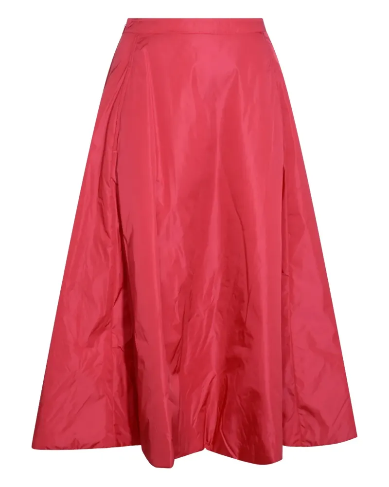 ADD logo-embroidered A-line skirt - Rot Rot