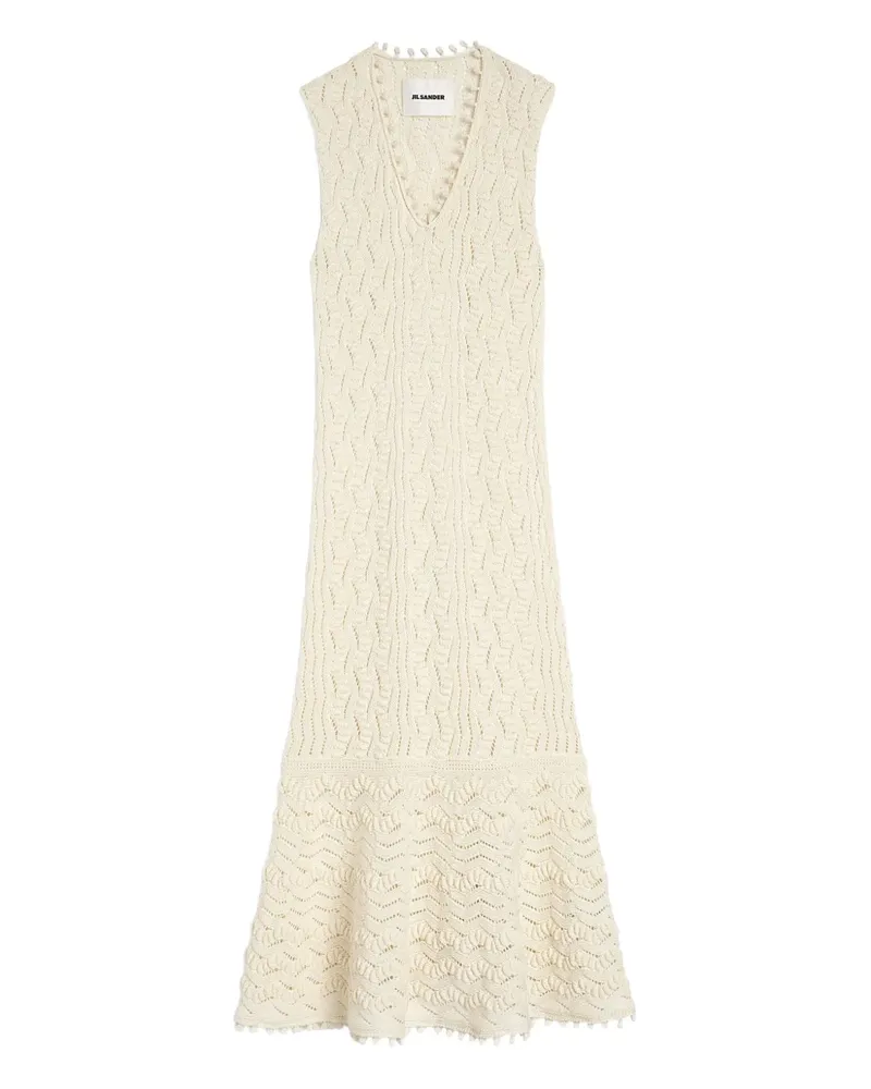 Jil Sander Passementerie Kleid - Nude Nude