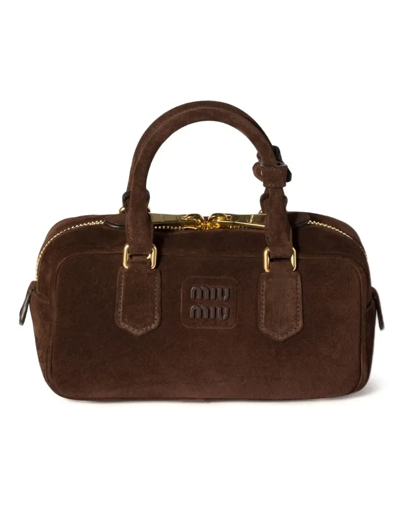Miu Miu Wattierter Arcadie Tote Bag - Braun Braun
