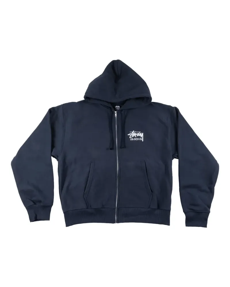 Stüssy zipped hoodie - Blau Blau