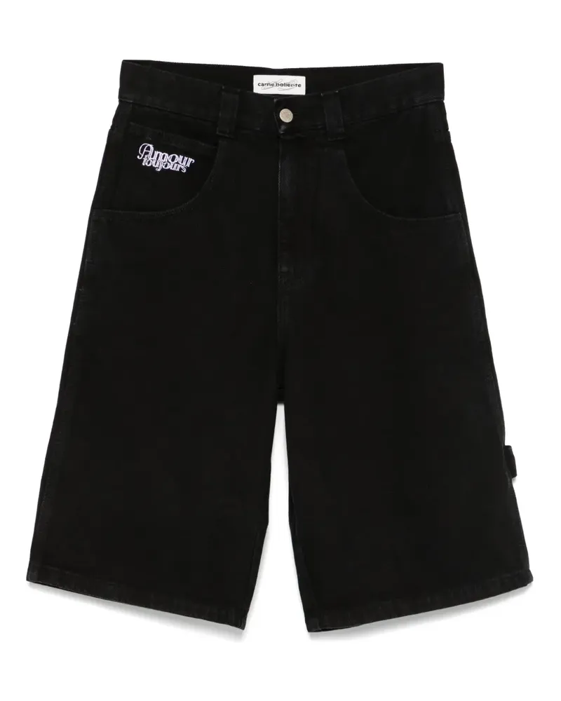 Carne Bollente Cupid's Cheeks Shorts - Schwarz Schwarz