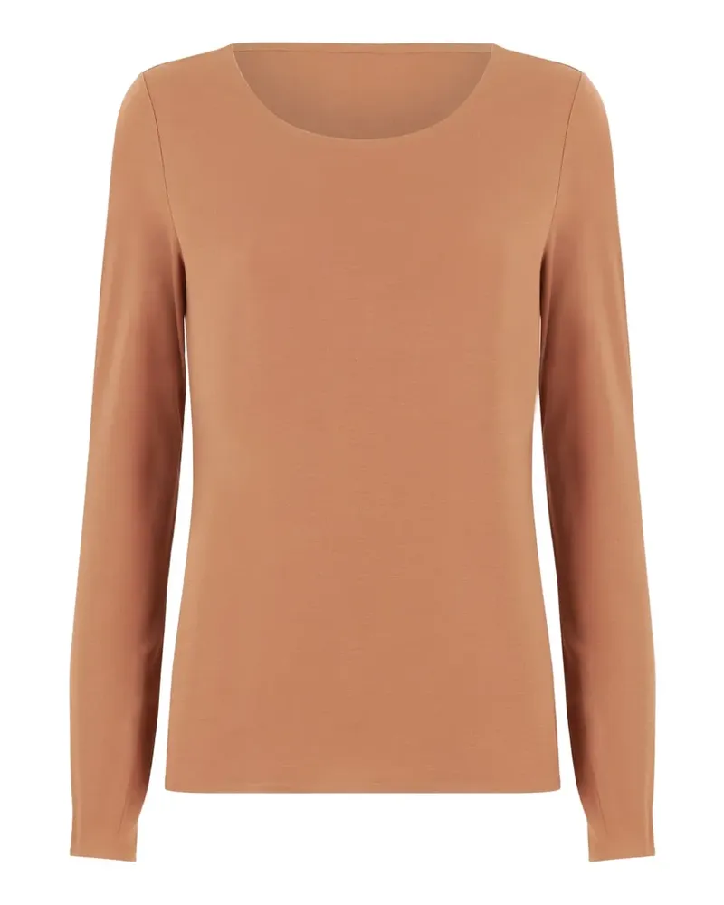 Wolford Langarmshirt mit mattem Finish - Orange Orange