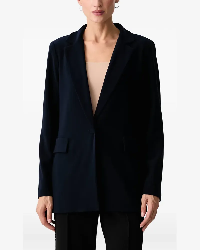 Joseph Ribkoff notched-lapels single-button blazer - Blau Blau
