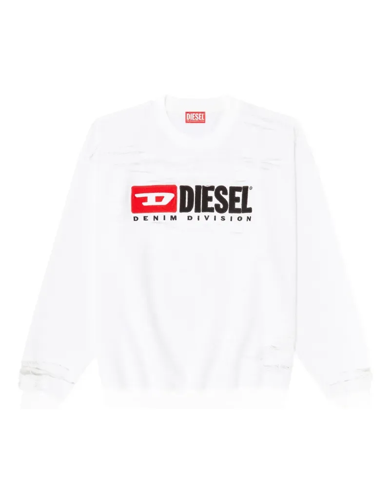 Diesel S-Boxt-V1 logo-detail sweatshirt - Weiß Weiß